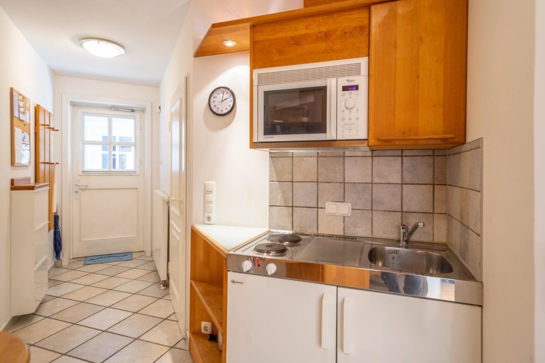 Küchenzeile im Appartement Obergeschoss