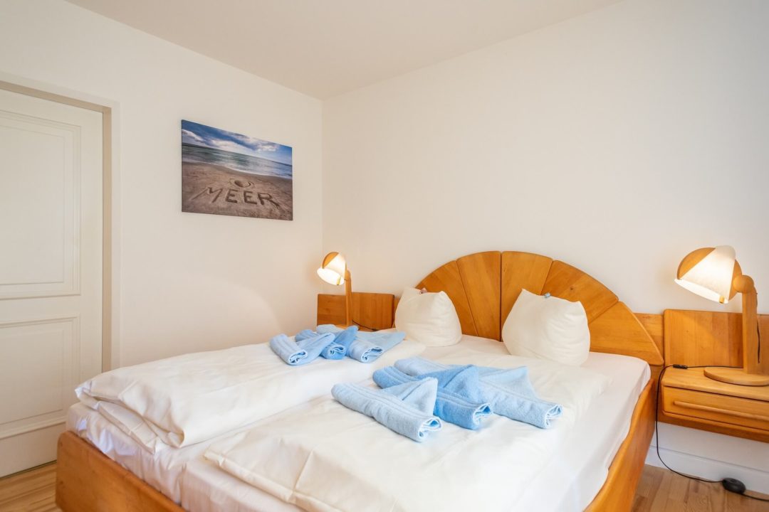 Schlafzimmer im Appartement Obergeschoss