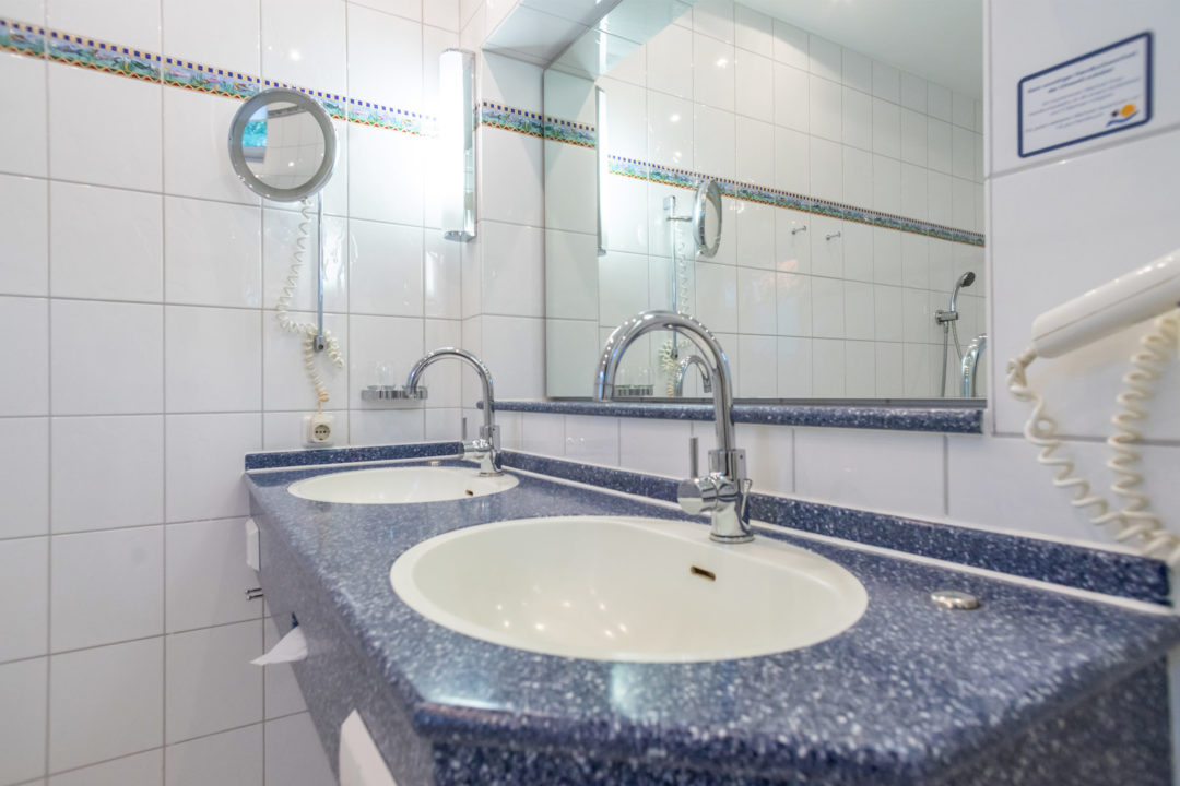 Eines der beiden Bäder der Ferienwohnung Obergeschoss